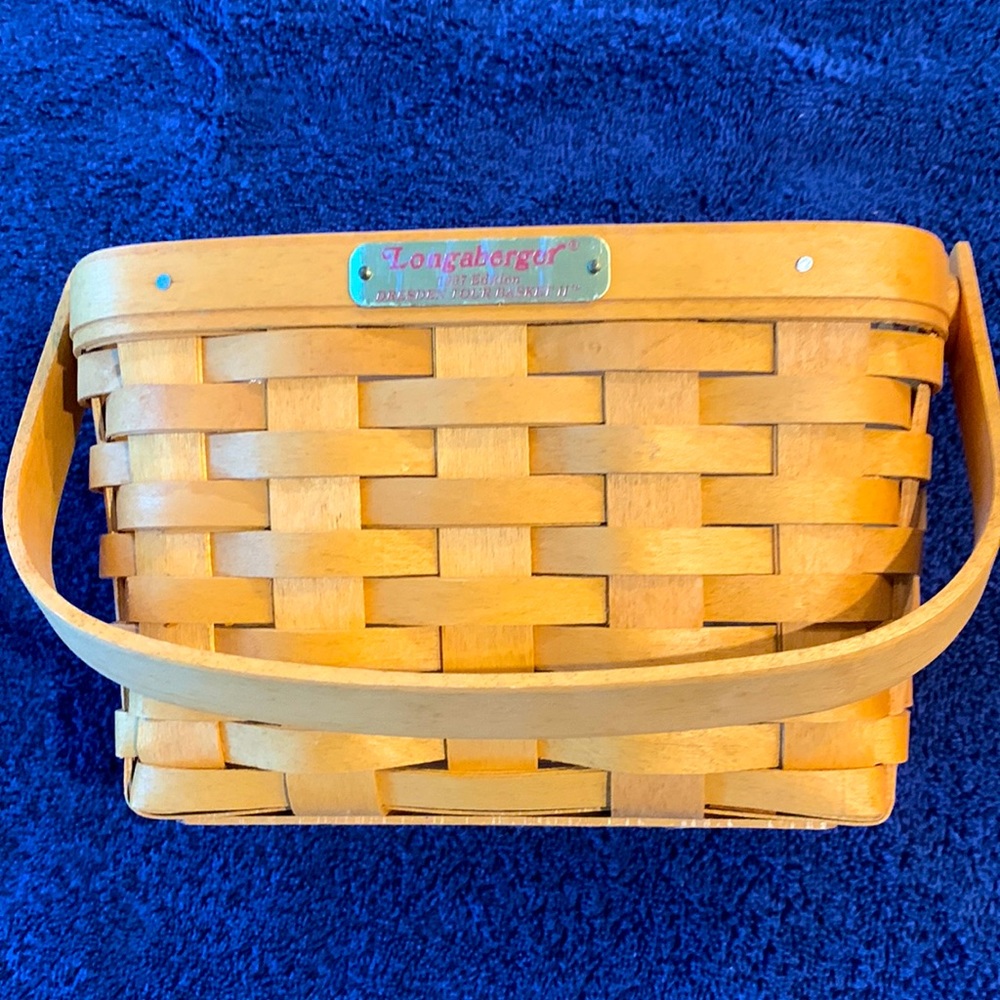 Longaberger 1997 Dresden Tour Basket II & protector